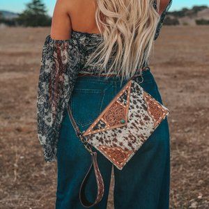 The Claudette Wristlet / Crossbody a Haute Southern Hyde by Beth Marie Exclusive